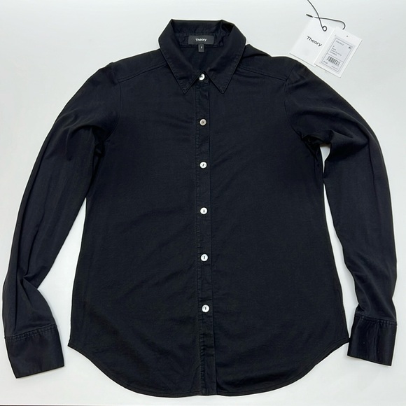 ✨ THEORY ✨ Pima Cotton Button Down Shirt. - Picture 7 of 15